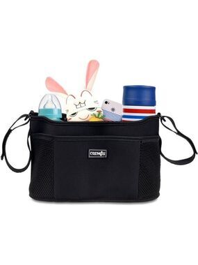 Stroller Organizer Diaper Bag Stroller Accessories Travel Bag with Drink Holders